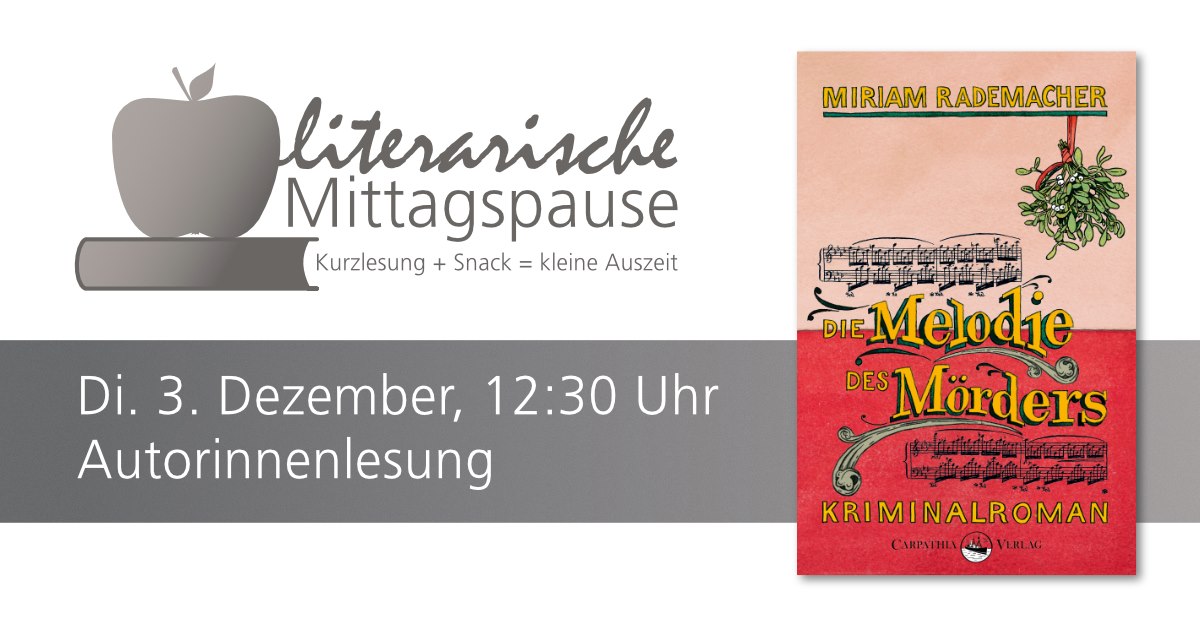 Literarische Mittagspause in der Stadtbibliothek Osnabrück mit Miriam Rademacher